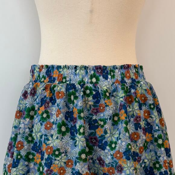 Shore Brand Floral Layered Skort Skirt with Built in Shorts Pull-On Elastic | M - Picture 2 of 10